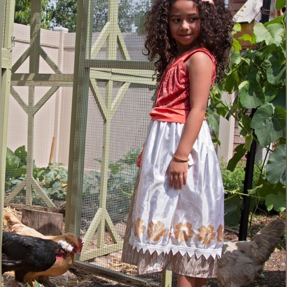 Disney Moana Island Princess Little Adventurers Character Costume Casual Dress - Picture 2 of 6
